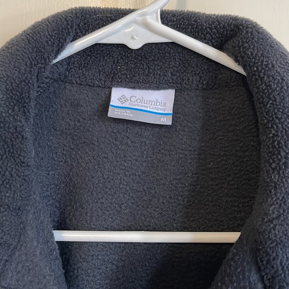 Black Columbia zip-up fleece, Medium, *open to all offers* - Picture 2 of 4